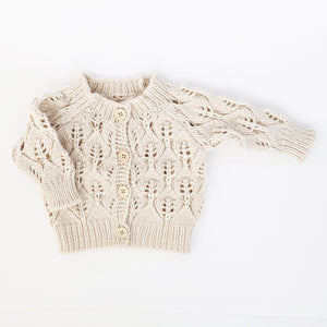 Sitter Leaf Lace Cardigan