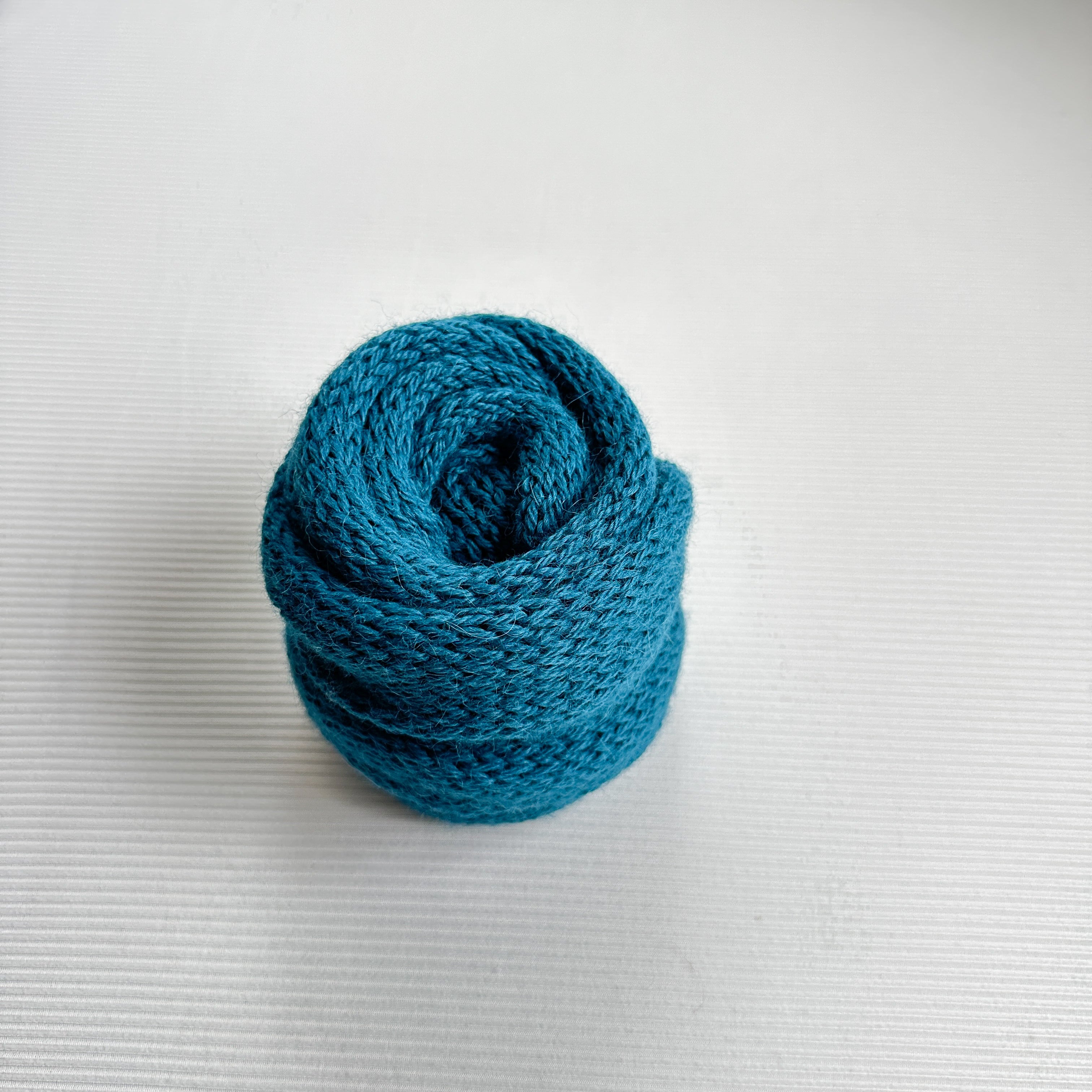 Deep Teal Knit Wrap - 60" long