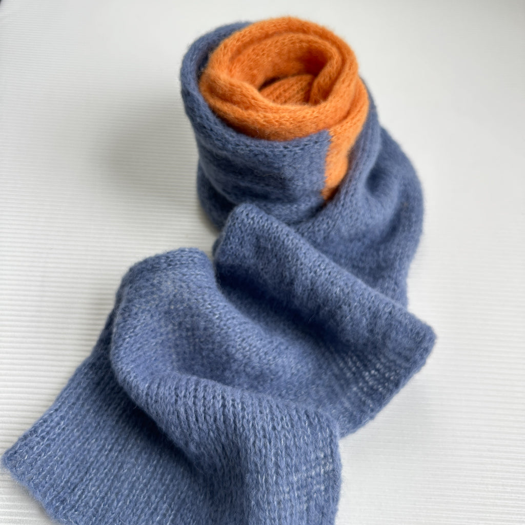 Two-Tone Knit Wrap – 70"