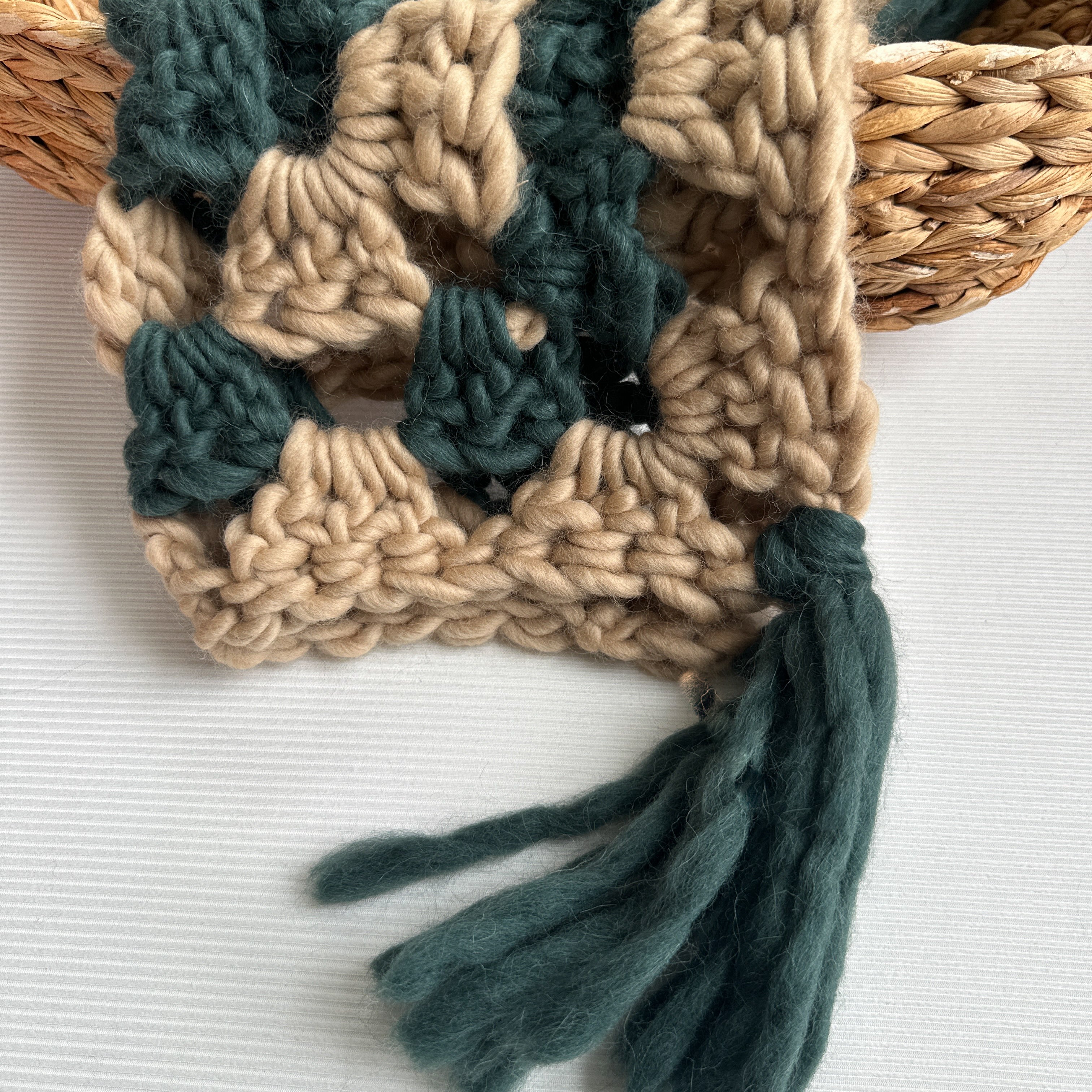 Boho Rasta Chunky Layer – Sage & Sand