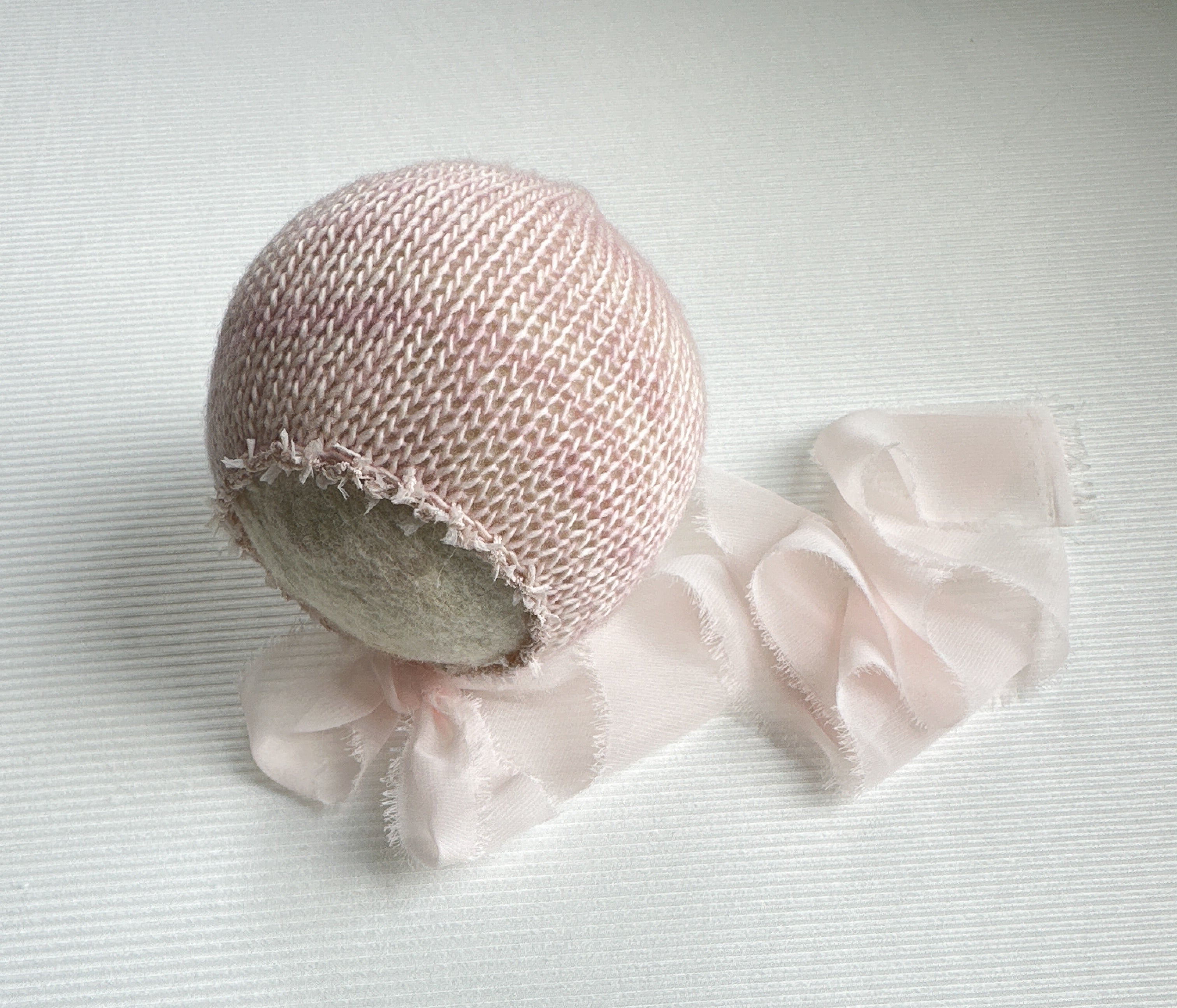 Soft Blush Bonnet - Newborn