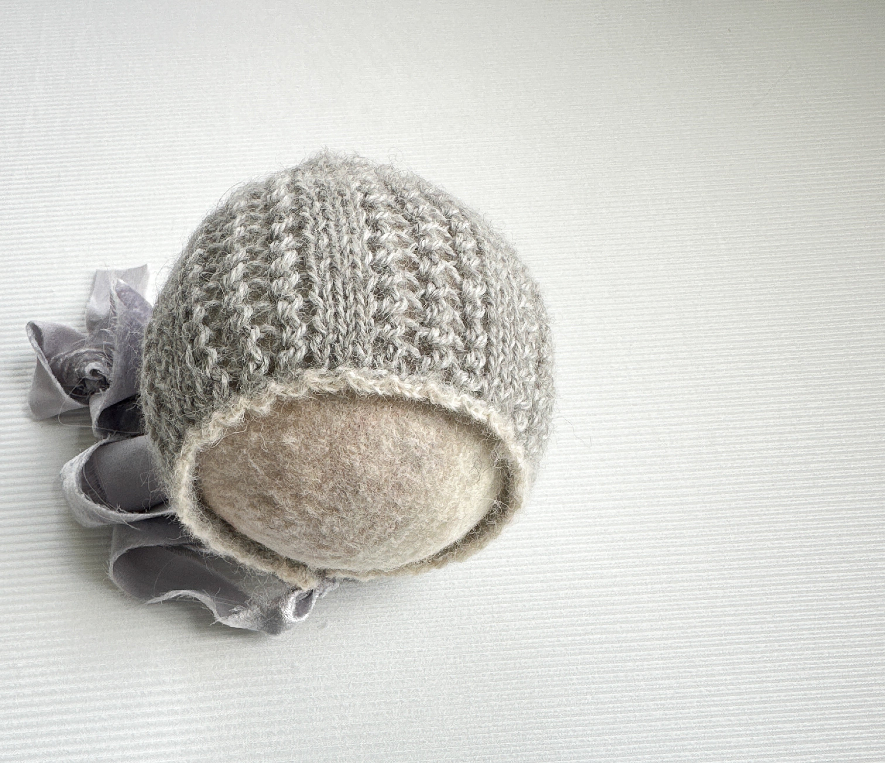 Ash Grey Bonnet - 6 months