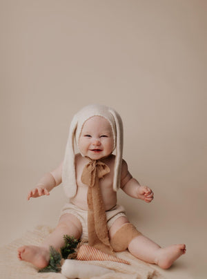 Sitter Bunny Bonnet Set