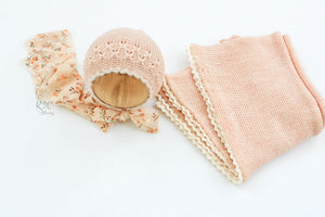 Vintage Lace Set - Peachy Pink