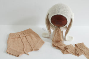 Sitter Bunny Bonnet Set