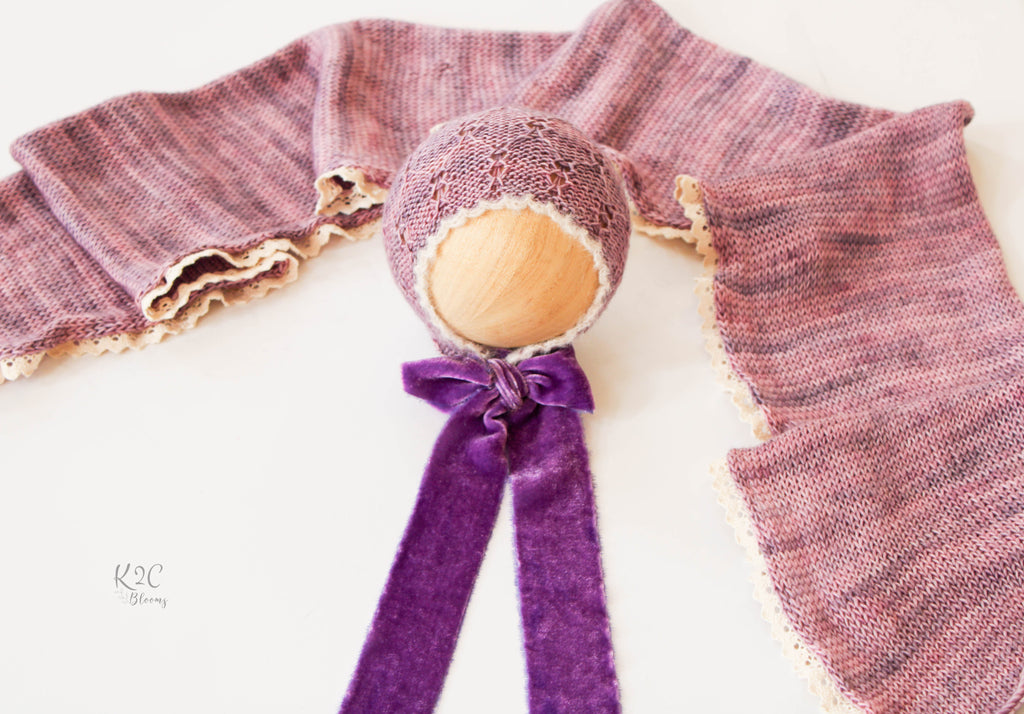 Vintage Lace Set - Violet