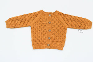 Mustard Baby Cardigan - Sitter