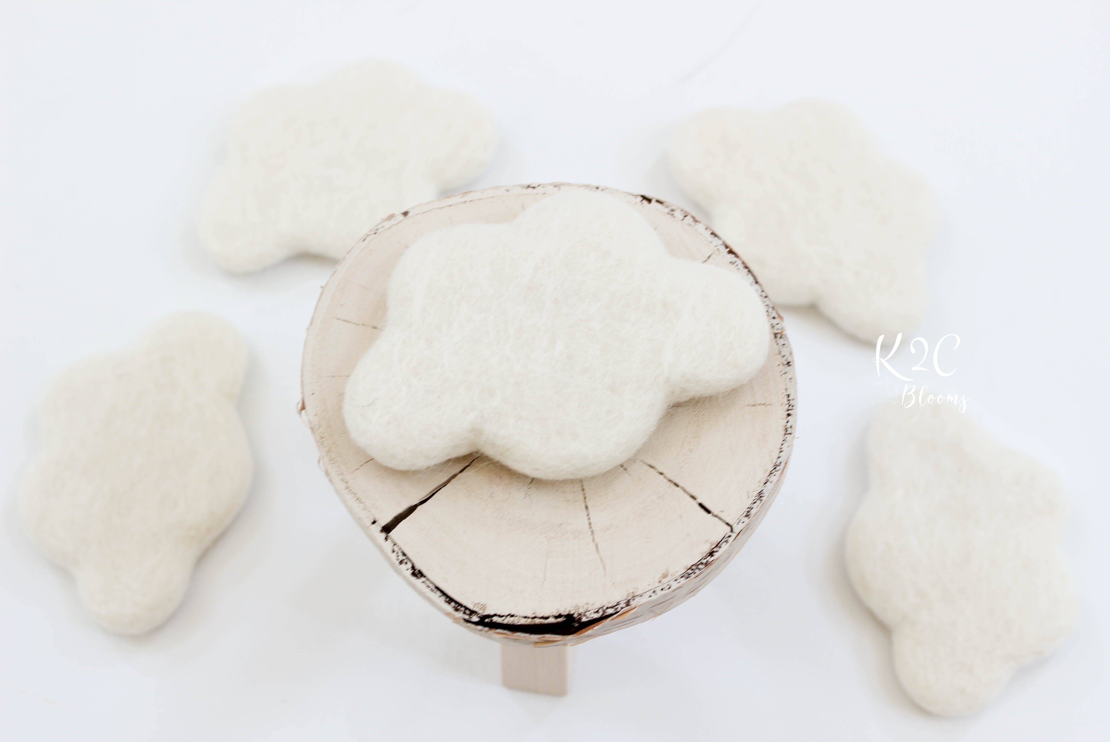 Felt Cloud - Ivory - K2CBlooms
