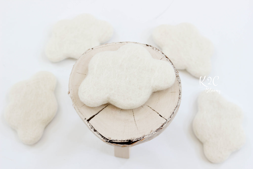 Felt Cloud - Ivory - K2CBlooms