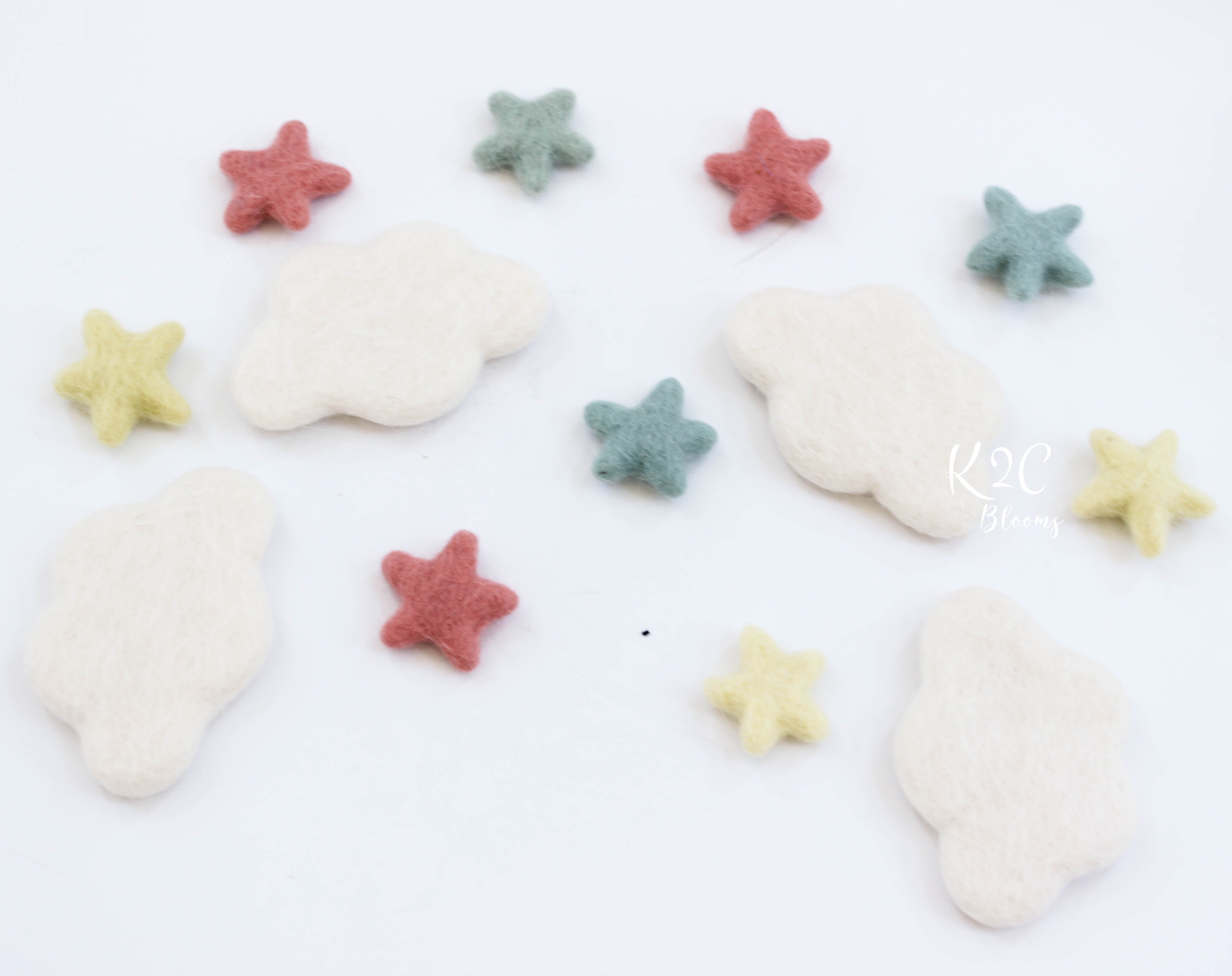 Felt Cloud - Ivory - K2CBlooms
