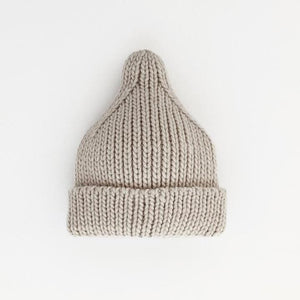 Oatmeal Peak Beanie